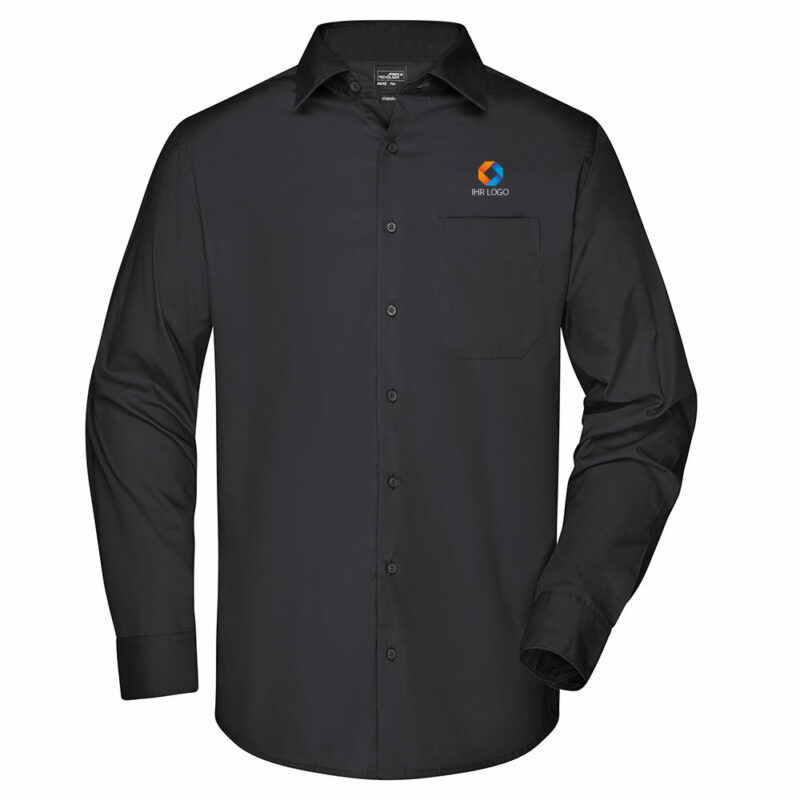 Langarm Business Hemd/Bluse